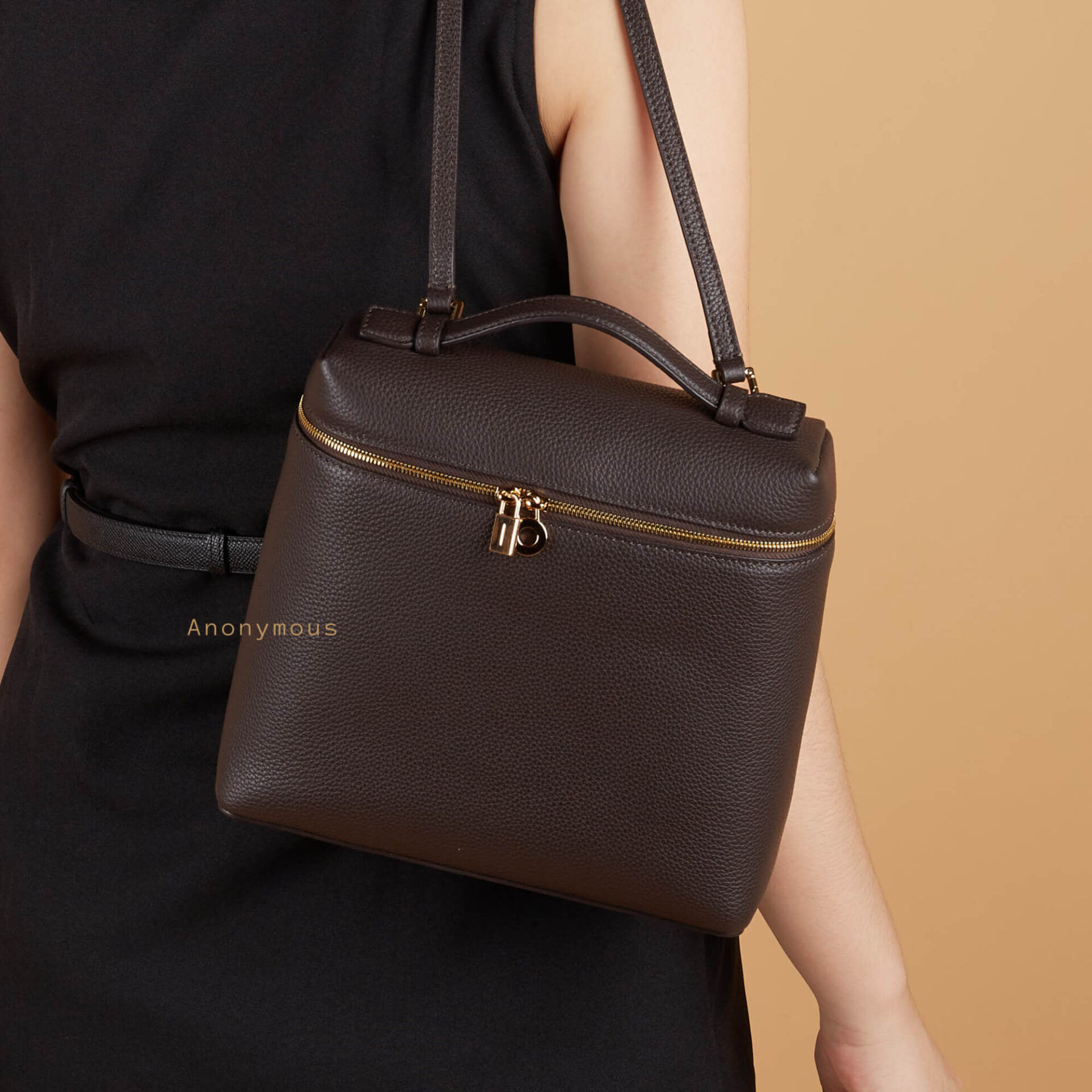 Anonymous Louise Backpack Grained Leather LP23.5 No Brand (Tas Kulit)