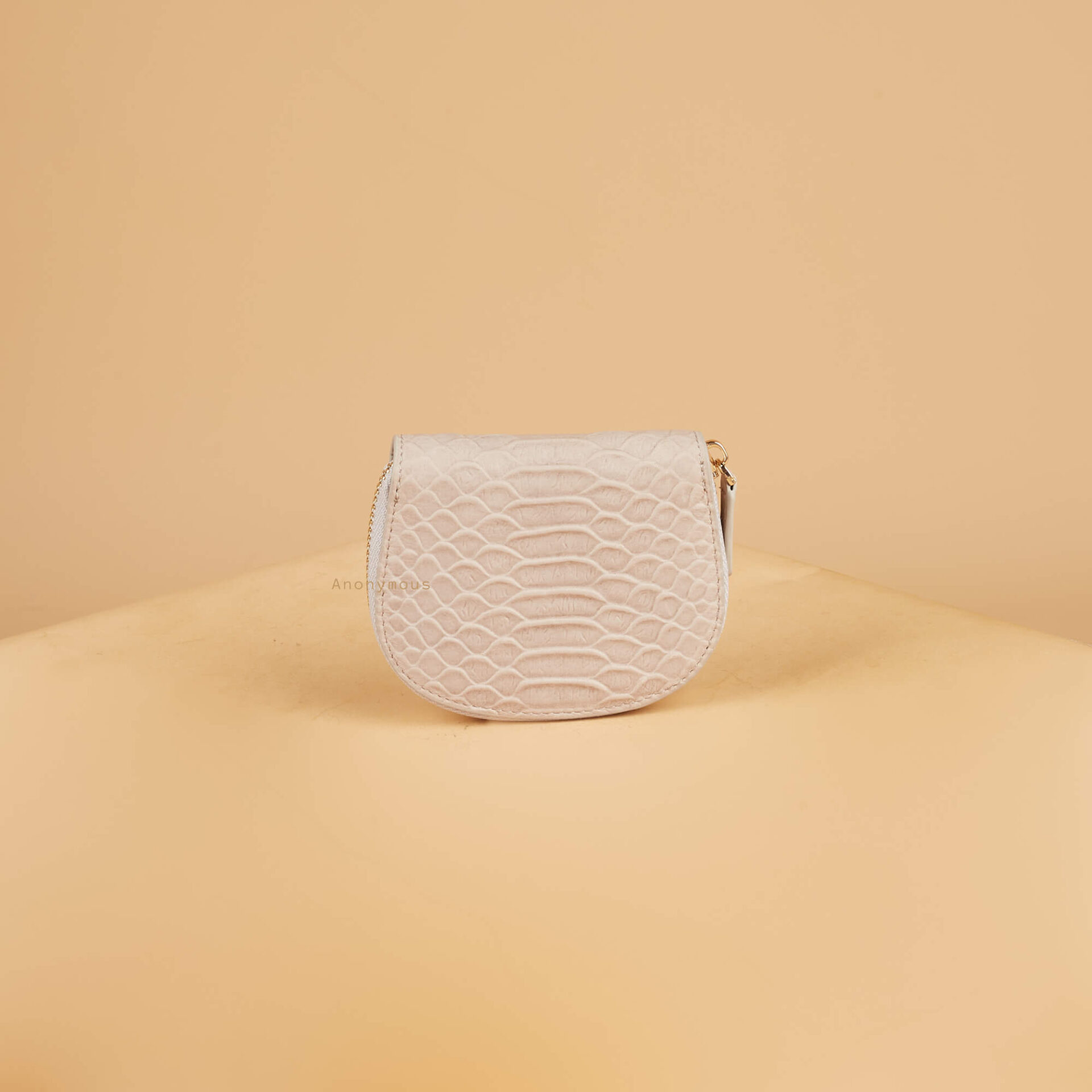 Anonymous Accordion Style Card Holder Python Embossed (Dompet Kulit)