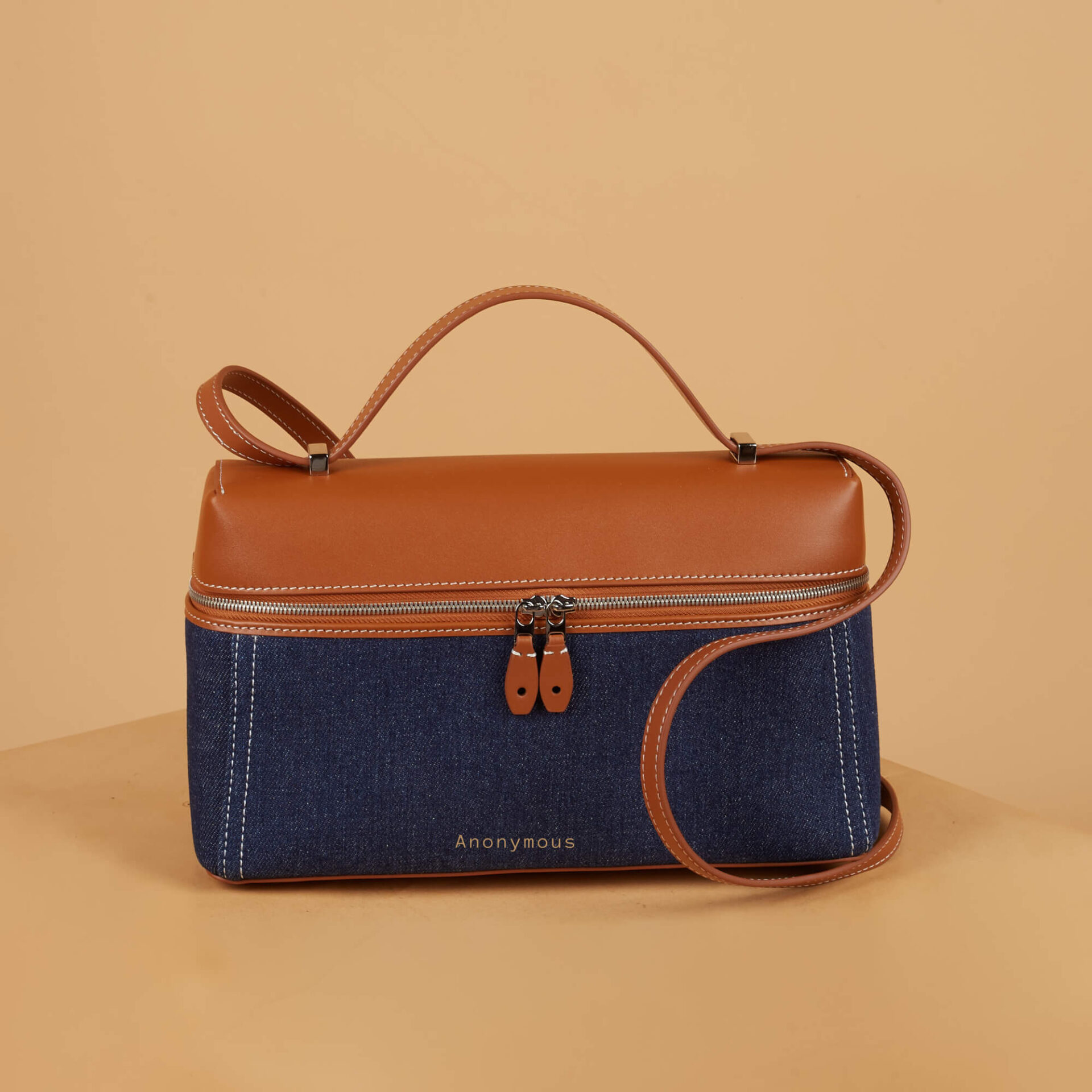 Anonymous Bianca LP27 Extra Case Denim Plan No Brand (Tas Kulit)