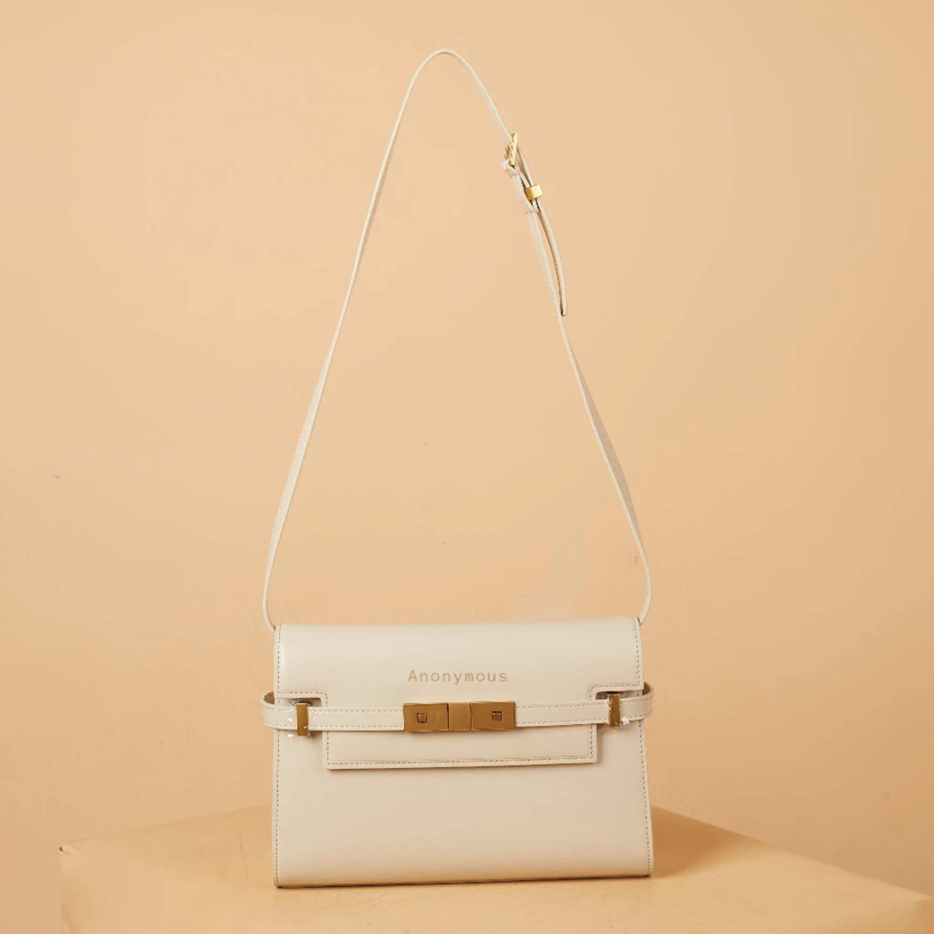 Anonymous Gotham Sling Bag Box Leather No Brand (Tas Kulit)