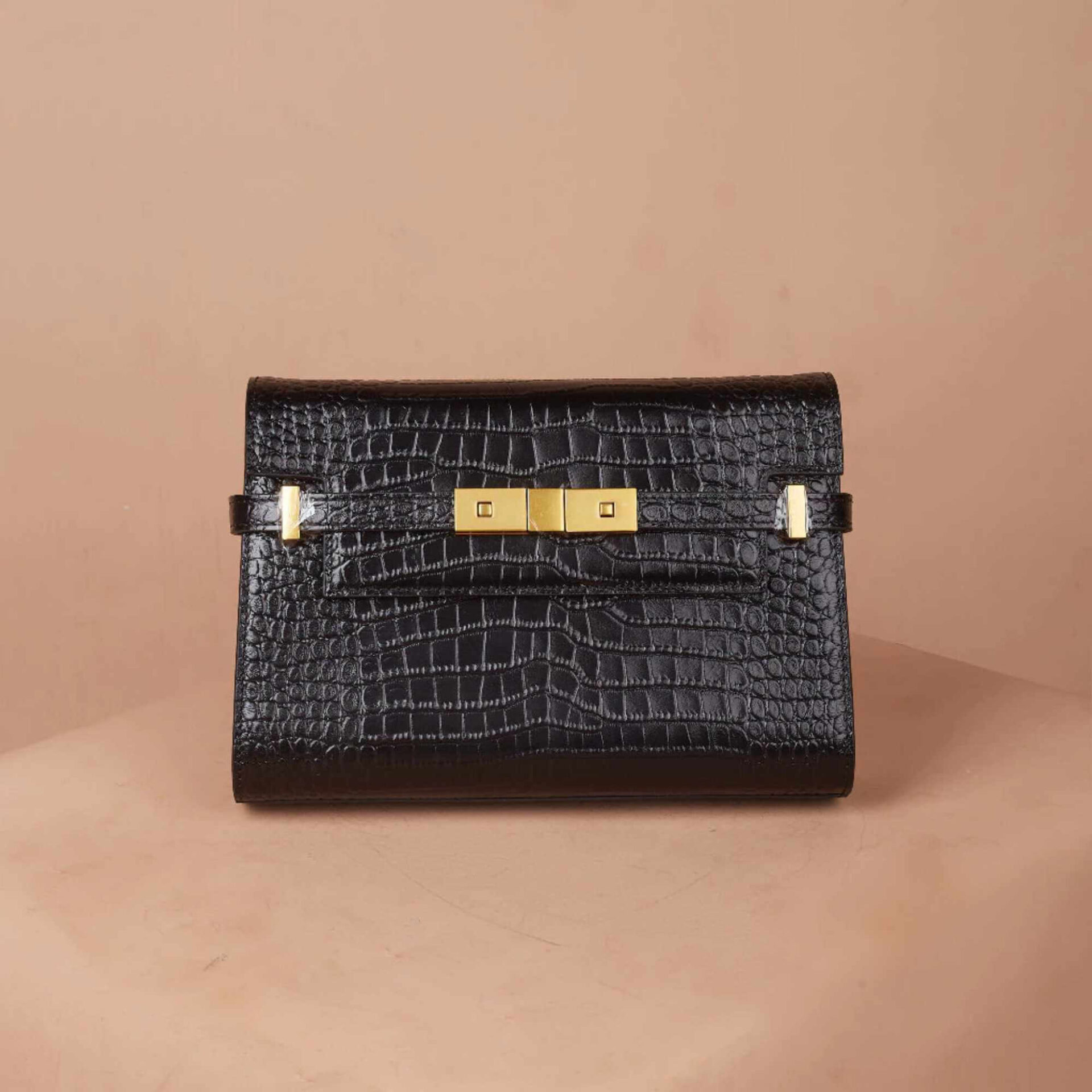 Anonymous Gotham Sling Bag Croco Embosse Leather No Brand (Tas Kulit)