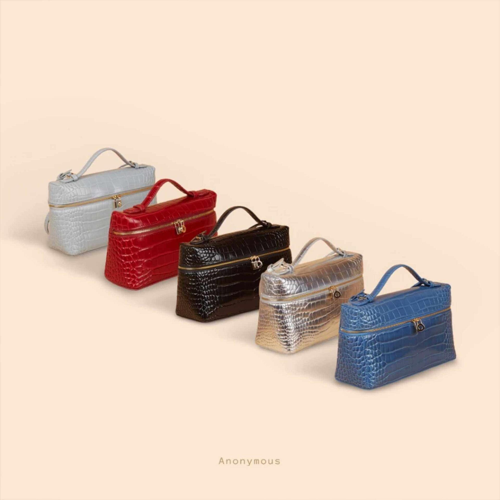 Anonymous Lola Bag L27 Croco Embosse No Brand (Tas Kulit)