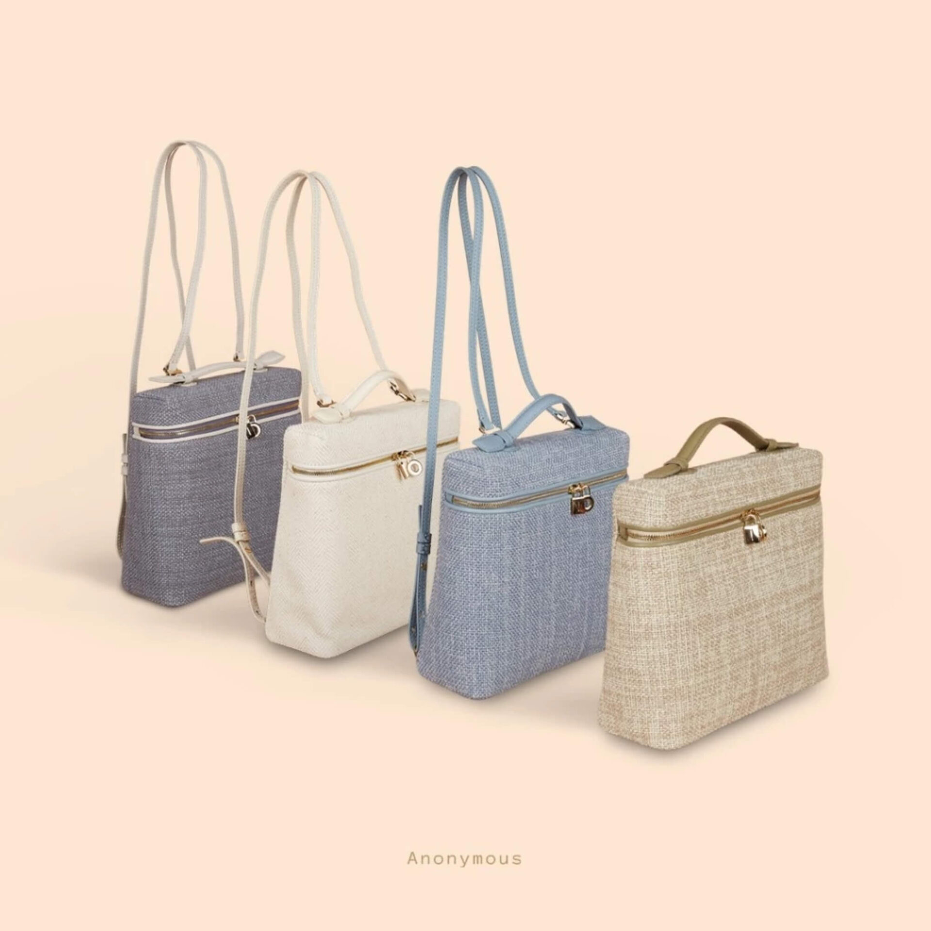 Anonymous Louise BackPack L22 Tweet GHW No Brand (Tas Kulit)