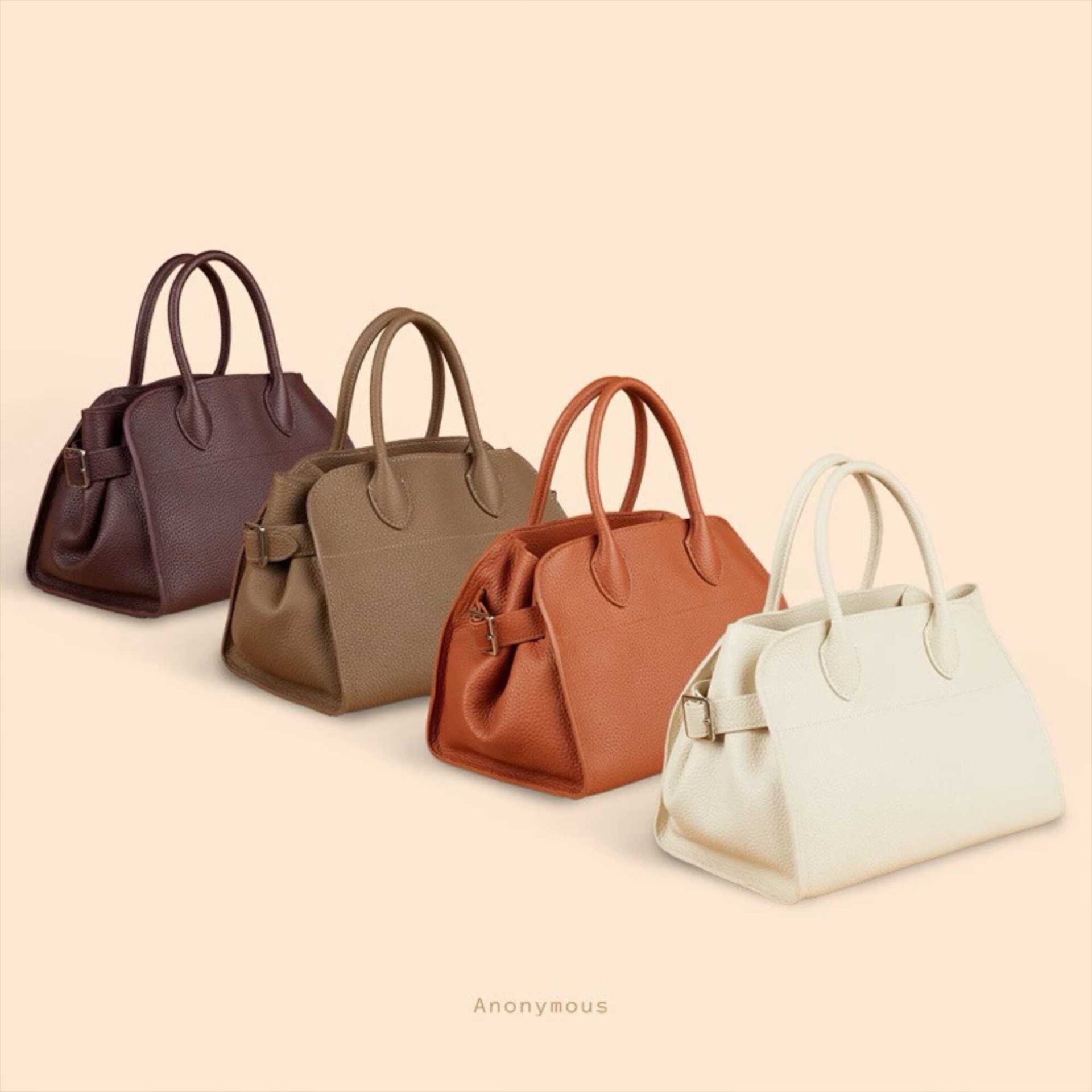Anonymous Monthy Tote Bag 26 Togo Leather No Brand (Tas Kulit)
