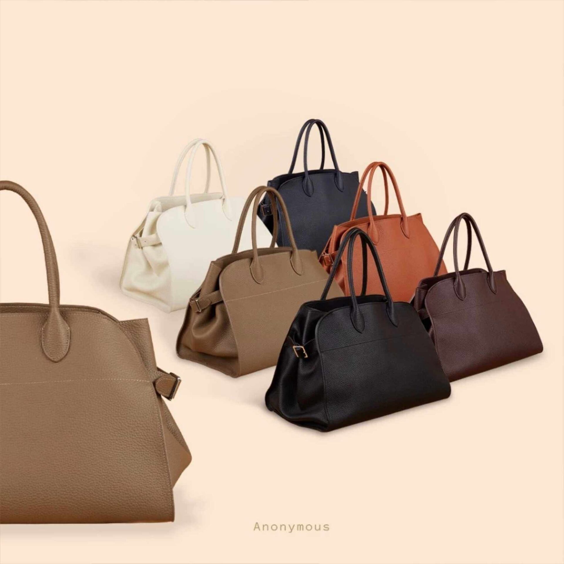 Anonymous Monthy Tote Bag 39 Togo Leather No Brand (Tas Kulit)