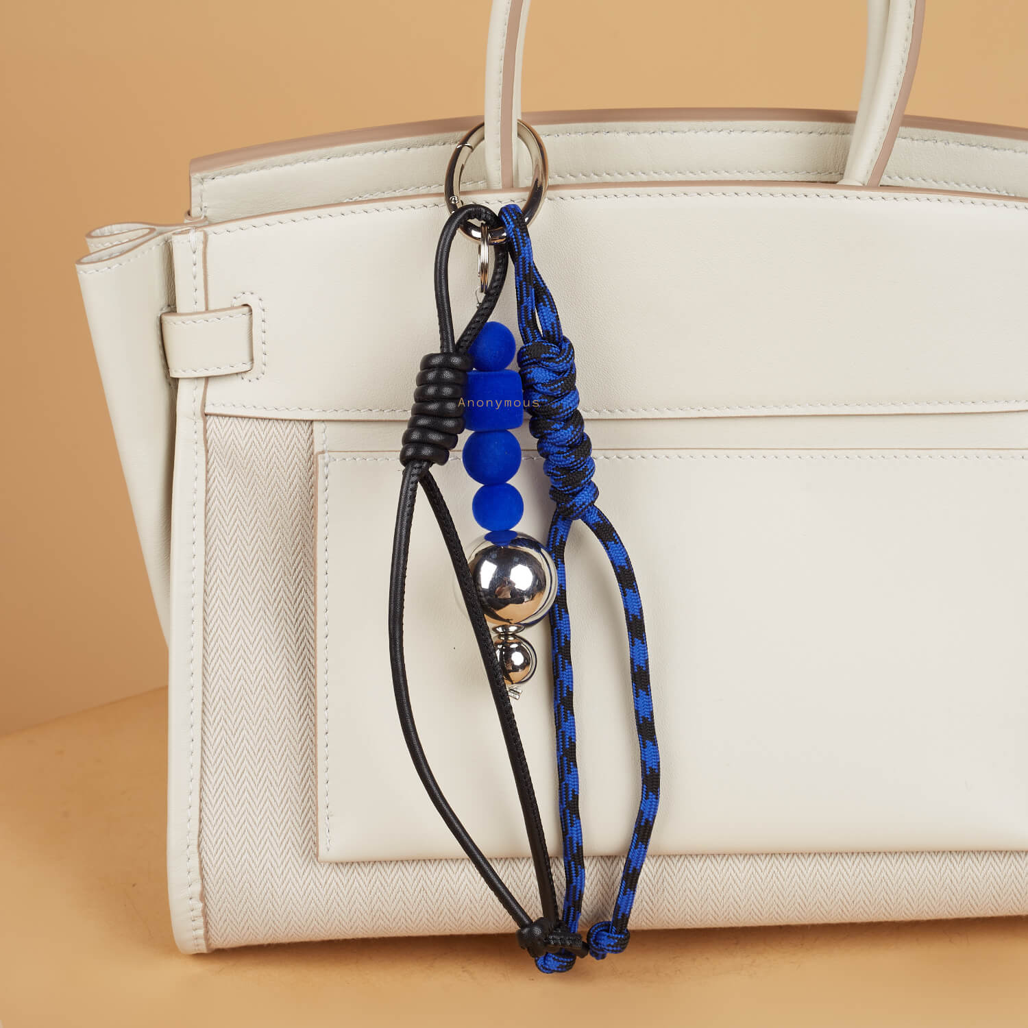 Anonymous Vintage Key Charm w/ Macrame Strap (Gantungan Tas)