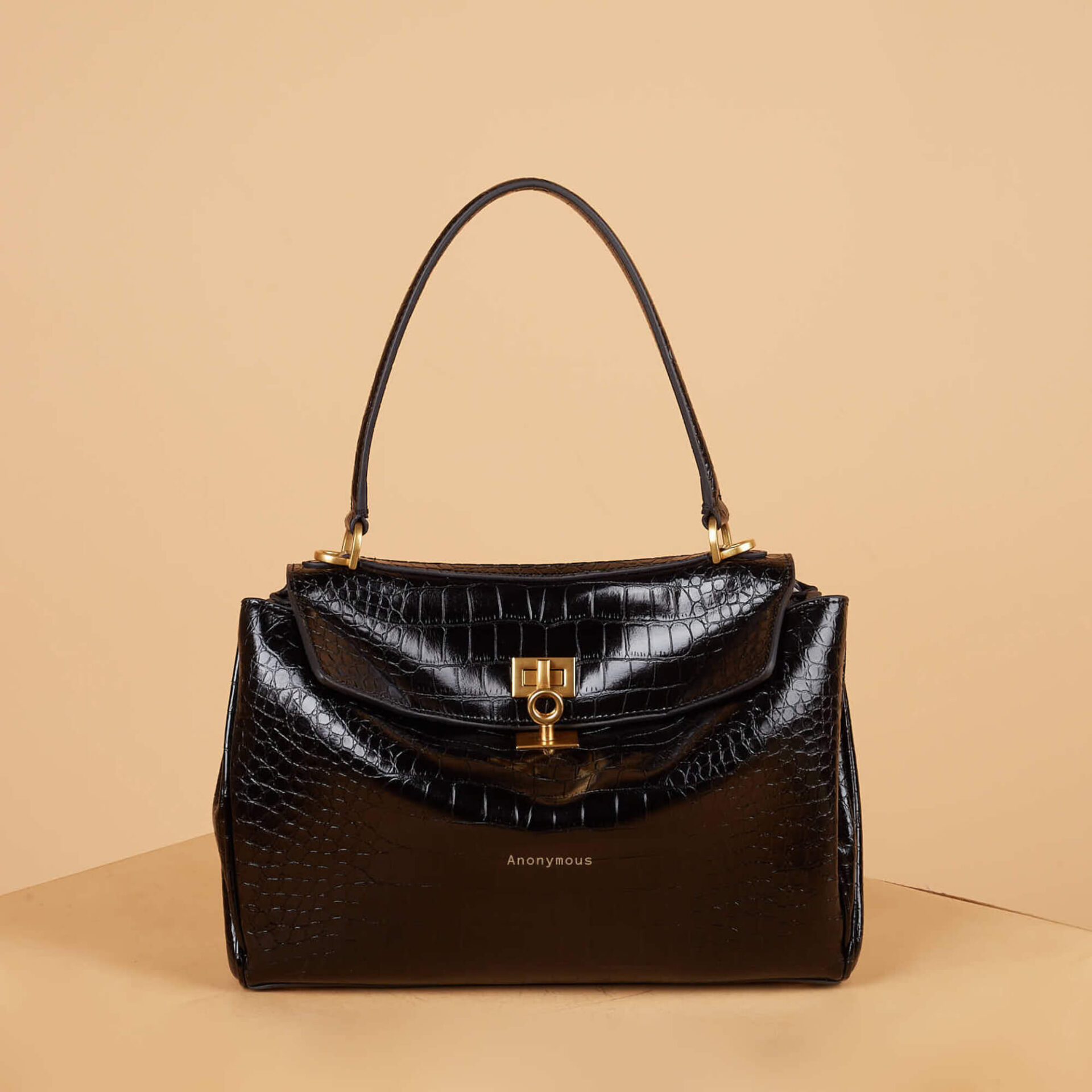 Anonymous Zorro Large/Small/Mini Croco Embossed Leather No Brand (Tas Kulit)